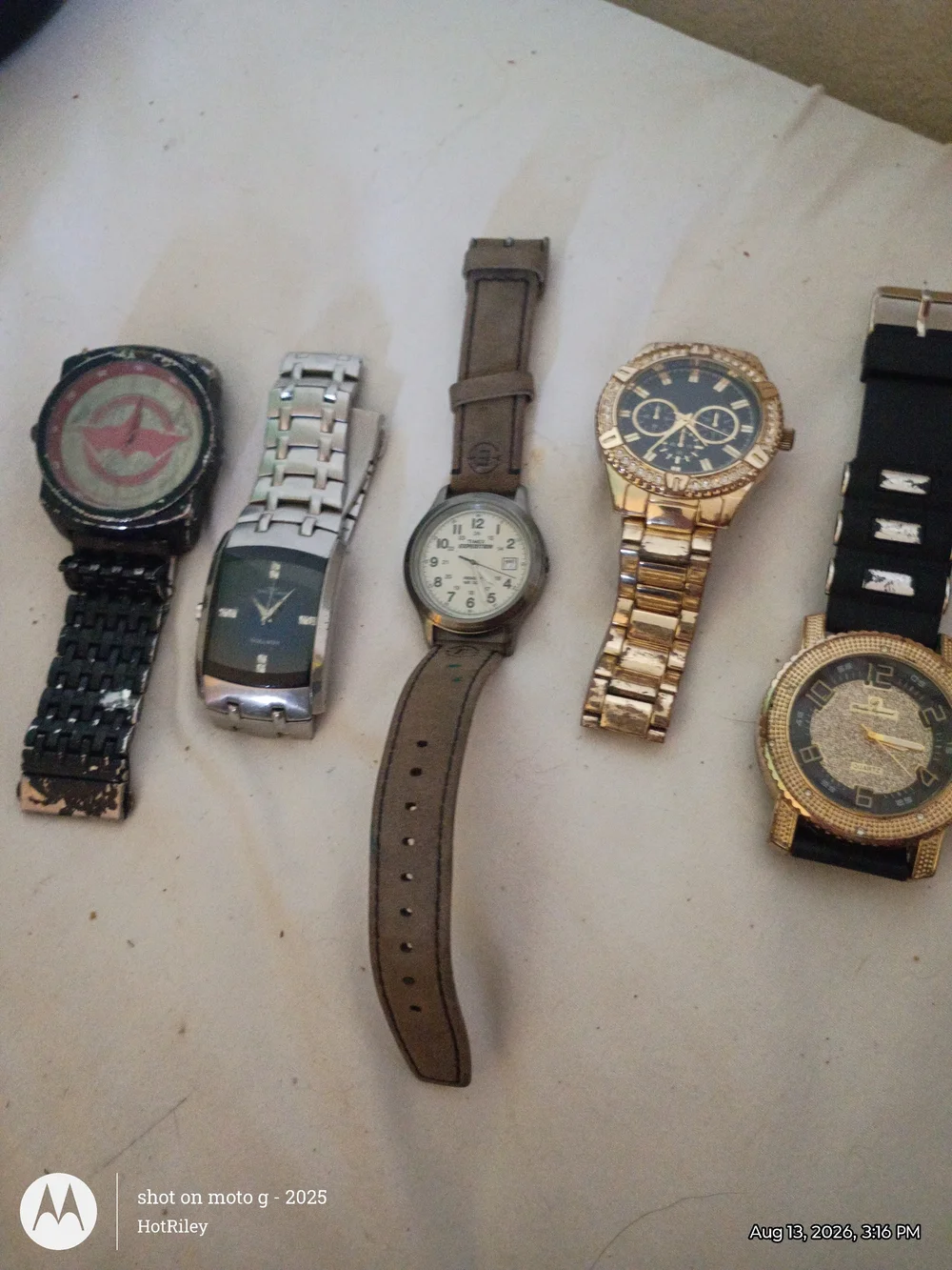 Assorted Men's Watches - Brown Leather Strap Watch Featured